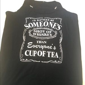 Women’s XL black tank